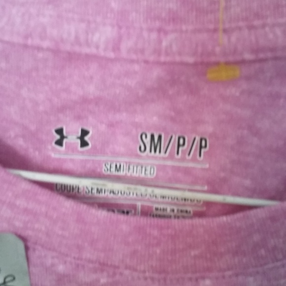 New Under Armour cut me t-shirt size SM/P/P purple - Picture 2 of 4